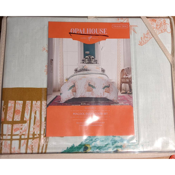 Opalhouse Blue and White Duvet Cover Set Bedding